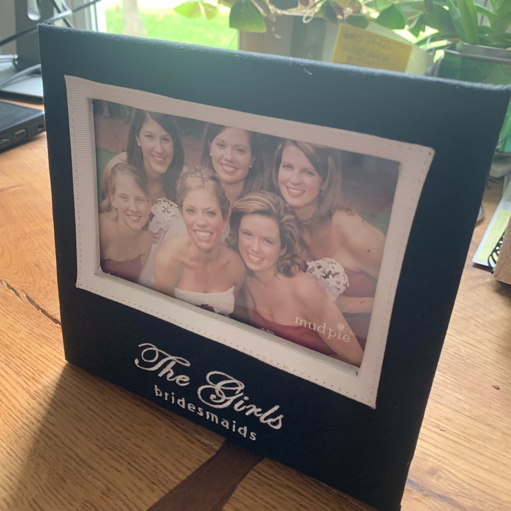 The Girls, Bridemaids Soft Black Frame, Holds 4”x 6” Picture